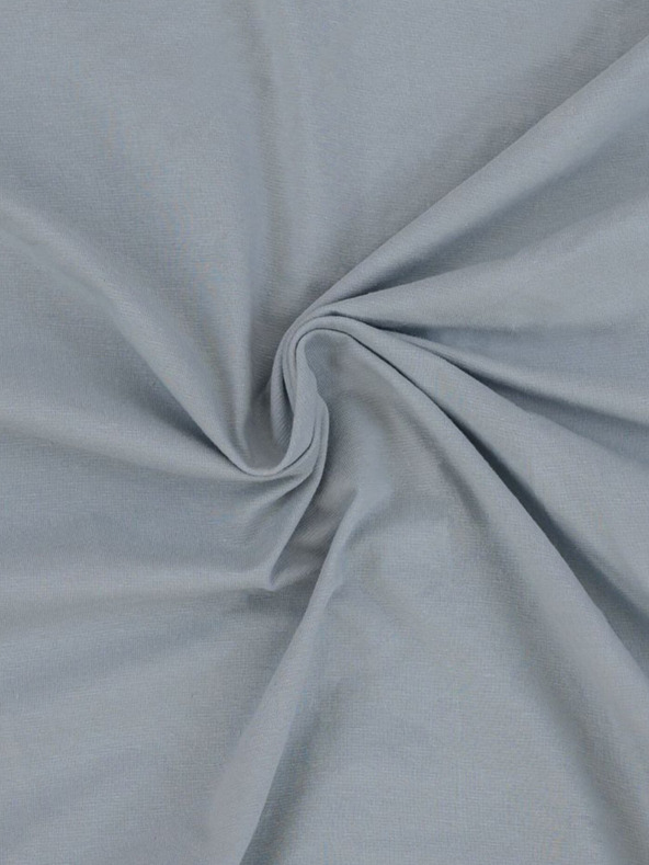 Kvalitex Jersey Bettlaken mit Lycra 120x200cm hellgrau Kvalitex