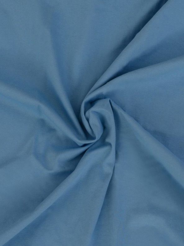 Kvalitex Jersey Bettlaken mit Lycra 160x200cm hellblau Kvalitex