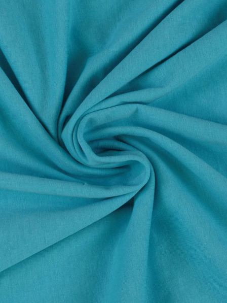 Kvalitex Jersey Einzelblatt 120x200cm türkis Kvalitex