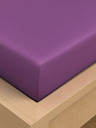 Kvalitex Baumwolllaken 90x200cm lila Kvalitex
