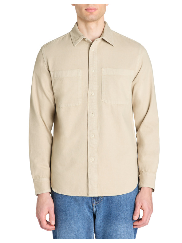 Celio Beige Herrenhemd Celio Lanime