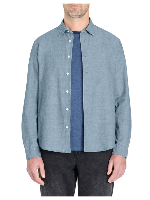 Celio Blaues Herrenhemd Celio Lachambray