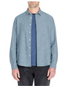 Celio Blaues Herrenhemd Celio Lachambray