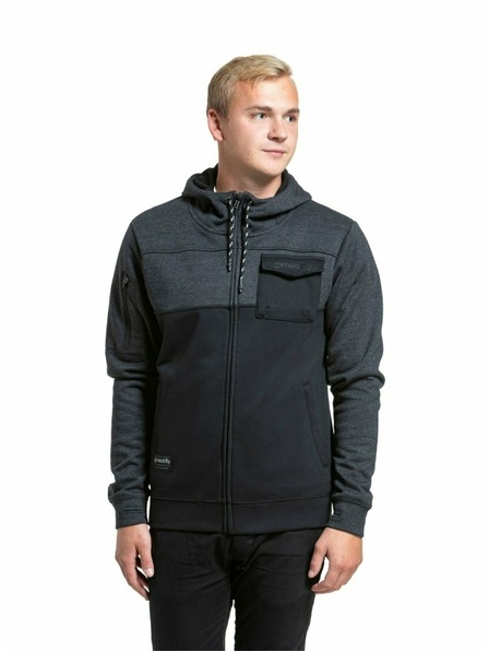 Meatfly Meatfly Herren-Funktionssweater Josh Heather Black | Schwarz | Größe