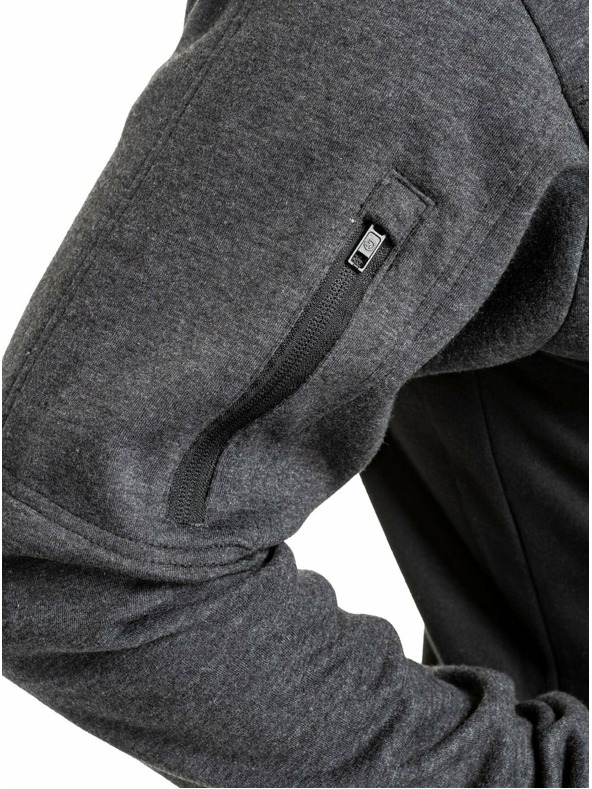 Meatfly Meatfly Herren-Funktionssweater Josh Heather Black | Schwarz | Größe