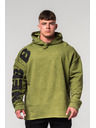 Nebbia Abgewaschener Oversized-Kapuzenpullover NO BS 371