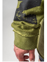 Nebbia Abgewaschener Oversized-Kapuzenpullover NO BS 371