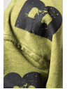 Nebbia Abgewaschener Oversized-Kapuzenpullover NO BS 371