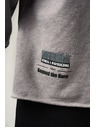 Nebbia Abgewaschener Oversized-Kapuzenpullover NO BS 371