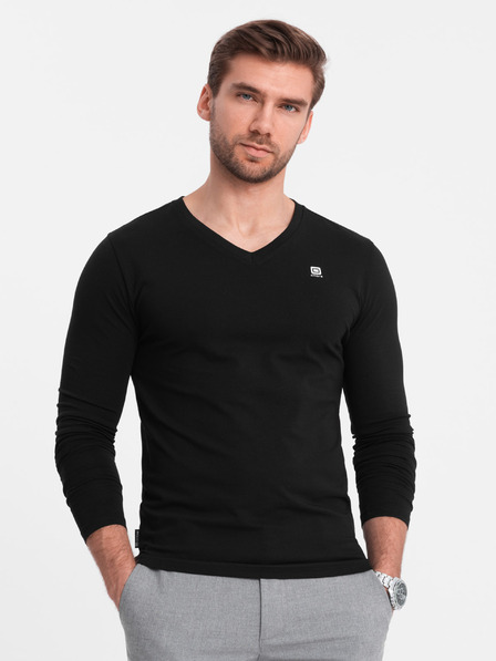 Ombre Clothing Herren Langarmset V-NECK - Mix 2er-Pack V3 Z87 Ombre Kleidung