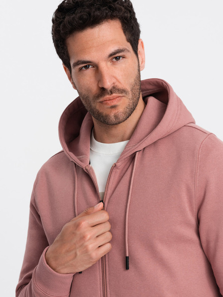 Ombre Clothing Herren Baumwoll-Sweatjacke BASIC Ombre Clothing