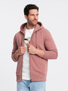Ombre Clothing Herren Baumwoll-Sweatjacke BASIC Ombre Clothing
