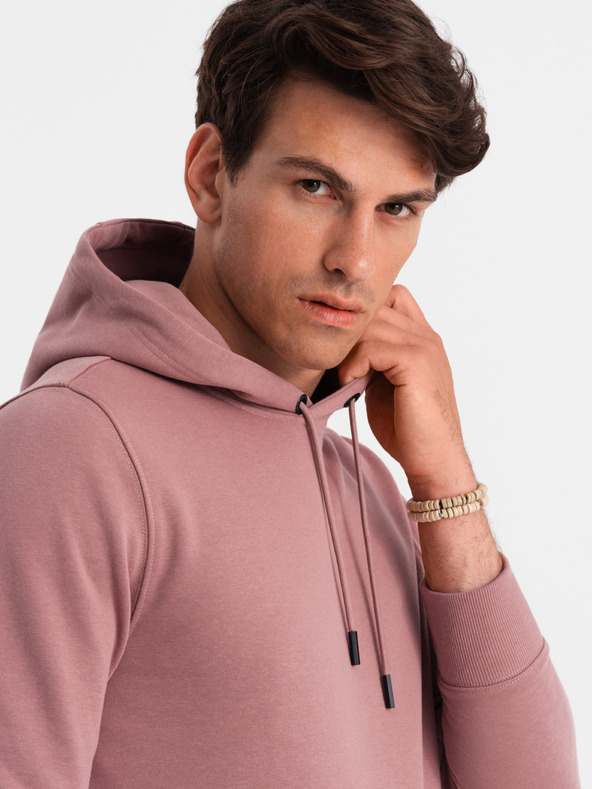 Ombre Clothing Herren Baumwoll-Hoodie BASIC mit Kängurutasche Ombre Clothing