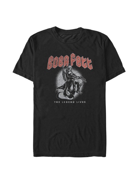 ZOOT.Fan Schwarzes Herren Star Wars Boba Lauch T-Shirt