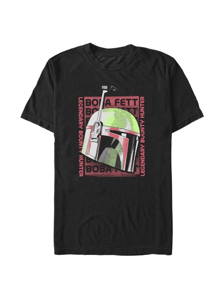 ZOOT.Fan Schwarzes Herren-T-Shirt Star Wars Boba Poster