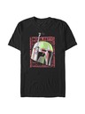 ZOOT.Fan Schwarzes Herren-T-Shirt Star Wars Boba Poster