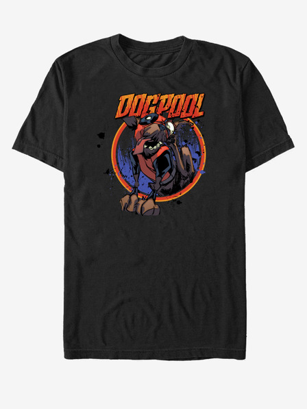 ZOOT.Fan Schwarzes Unisex-T-Shirt Marvel Doggypool