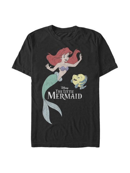ZOOT.Fan Schwarzes Herren Disney Mermaid Friends T-Shirt