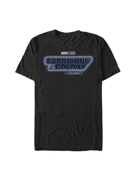 ZOOT.Fan Schwarzes Herren Marvel Guardians Stealth Logo T-Shirt
