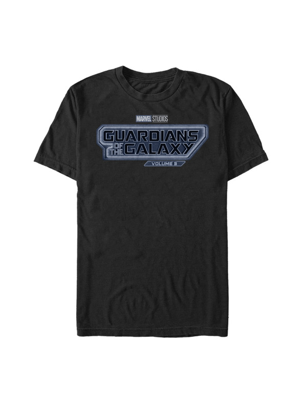 ZOOT.Fan Schwarzes Herren Marvel Guardians Stealth Logo T-Shirt
