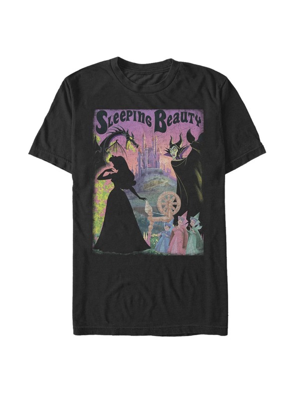 ZOOT.Fan Schwarzes Herren T-Shirt Disney Dornröschen Poster