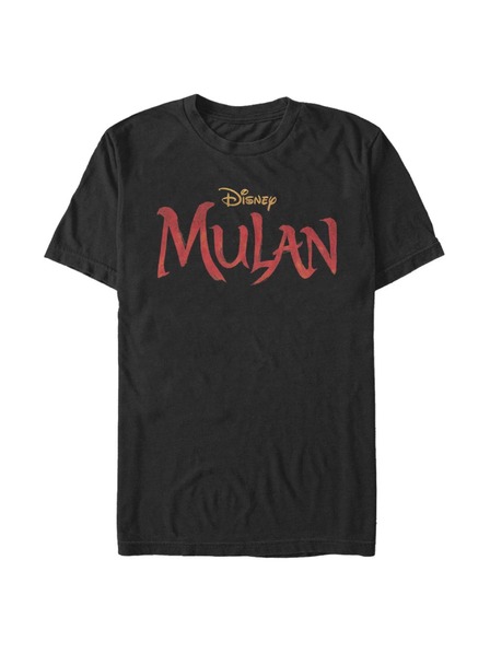 ZOOT.Fan Schwarzes Herren T-Shirt Disney Mulan Logo