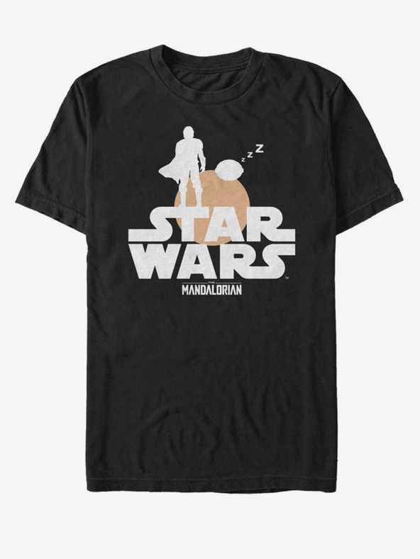 ZOOT.Fan Schwarzes Unisex-T-Shirt Star Wars Sunset Duo