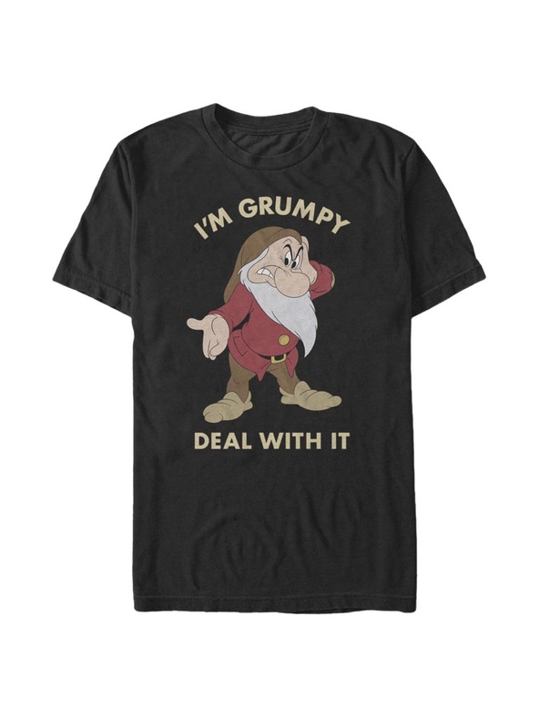 ZOOT.Fan Schwarzes Herren Disney Grumpy Deal T-Shirt