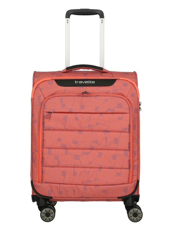 Travelite Reisekoffer Travelite Skaii 4w S Print Peach