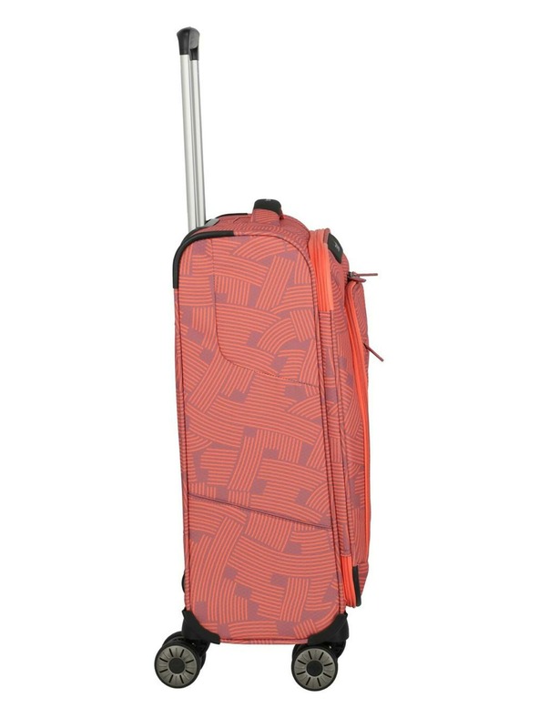 Travelite Reisekoffer Travelite Skaii 4w S Print Peach