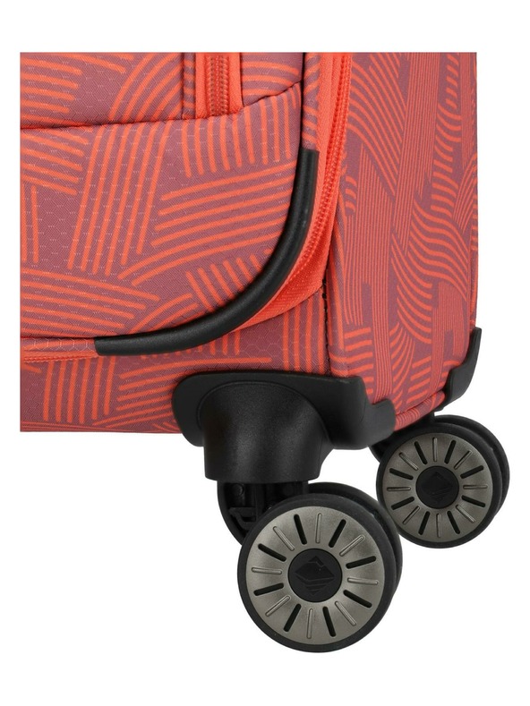 Travelite Reisekoffer Travelite Skaii 4w S Print Peach