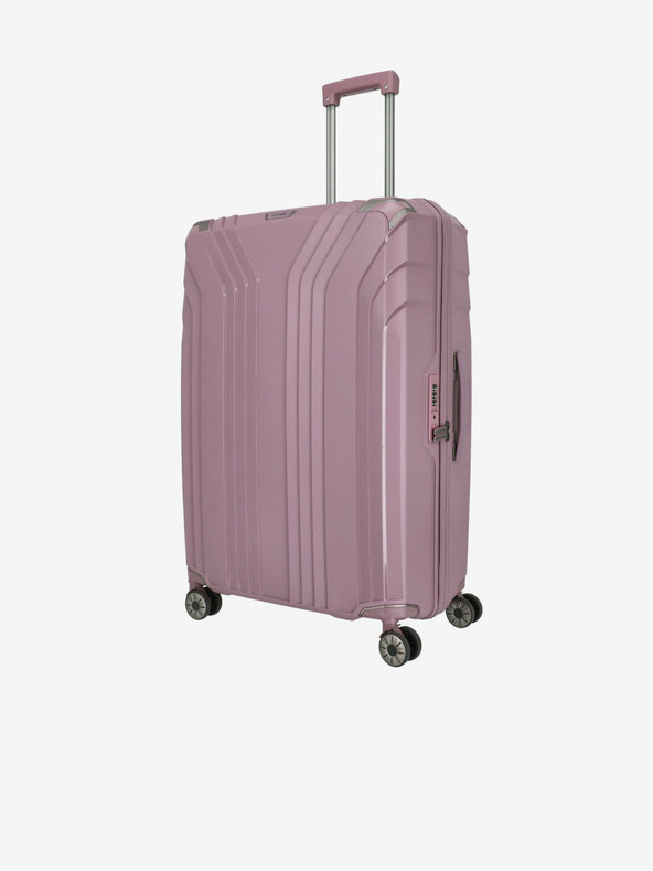 Travelite Set aus drei Damen-Reisekoffern in rosa Travelite Elvaa 4w S,M,L Rosé