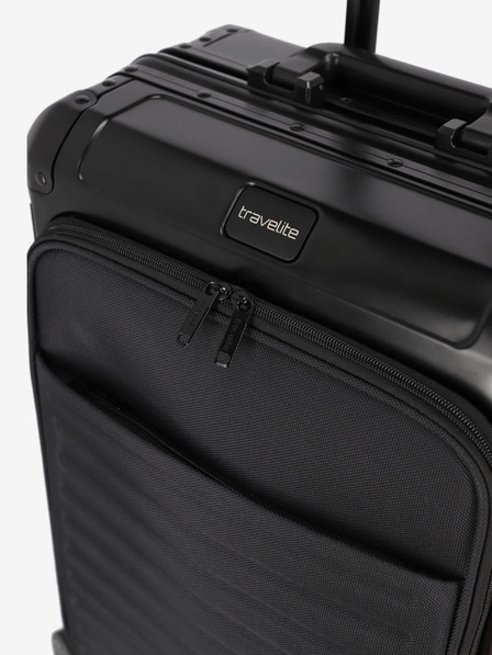 Travelite Schwarzer Travelite Next 4w S Fronttaschenkoffer
