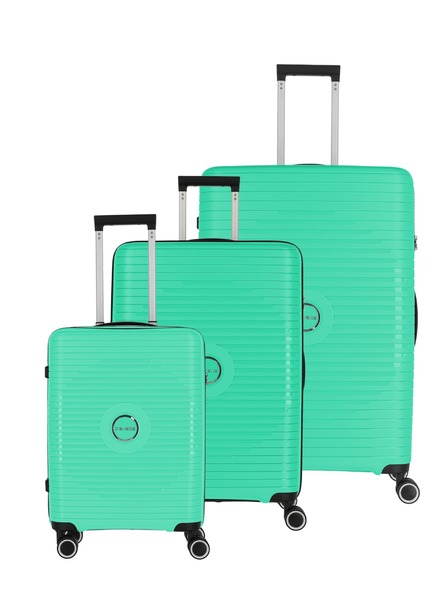 Travelite Travelite Orbita S,M,L Grüner Reisekoffer Set