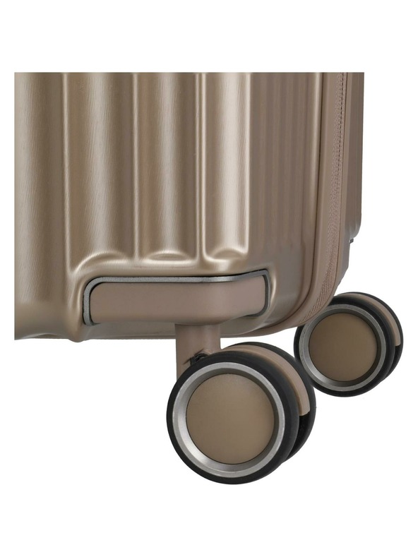 Travelite Reisekoffer Travelite Paros 4w M Cappuccino