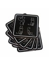 Casa de Engel Cork Coasters - Set of 6, 0/60