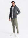 Ombre Clothing Herren Baumwoll-Sweatjacke BASIC Ombre Clothing