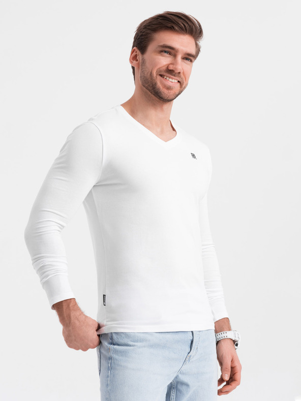 Ombre Clothing Herren Langarm-Set V-NECK - 2er-Pack Mix V4 Z87 Ombre Clothing