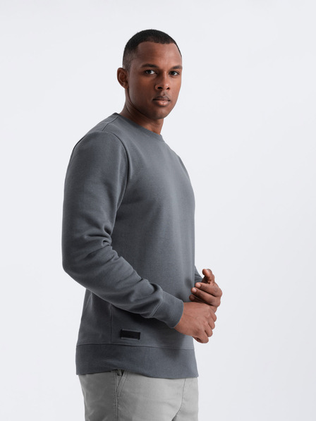 Ombre Clothing Herren Baumwoll-Sweatshirt BASIC Ombre Clothing
