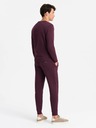 Ombre Clothing BASIC Herren Baumwoll-Sweatshirt BASIC burgundy Ombre Kleidung