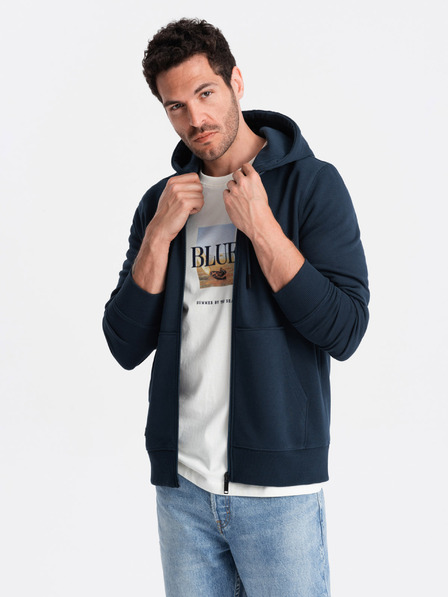 Ombre Clothing Herren Baumwoll-Elastik-Sweatshirt BASIC Ombre Clothing