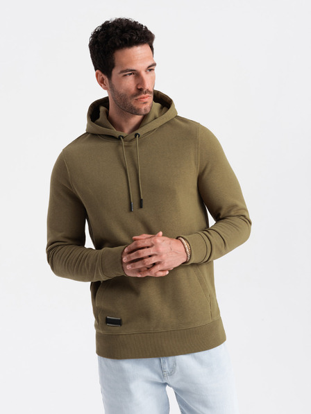 Ombre Clothing Herren Baumwoll-Kapuzenpullover BASIC mit Kängurutasche Ombre Clothing