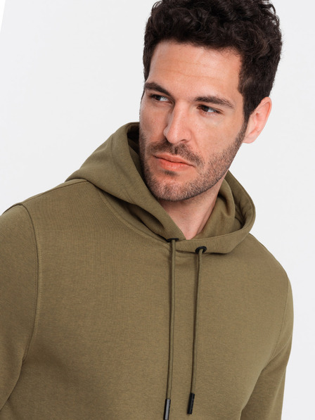 Ombre Clothing Herren Baumwoll-Kapuzenpullover BASIC mit Kängurutasche Ombre Clothing