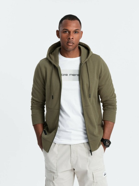 Ombre Clothing Herren Baumwoll-Elastik-Sweatshirt BASIC Ombre Clothing