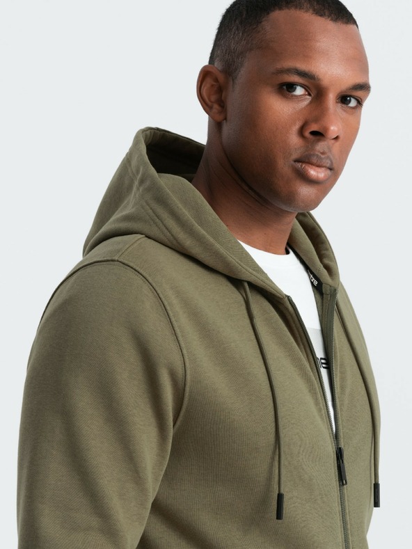 Ombre Clothing Herren Baumwoll-Elastik-Sweatshirt BASIC Ombre Clothing