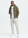 Ombre Clothing Herren Baumwoll-Elastik-Sweatshirt BASIC Ombre Clothing