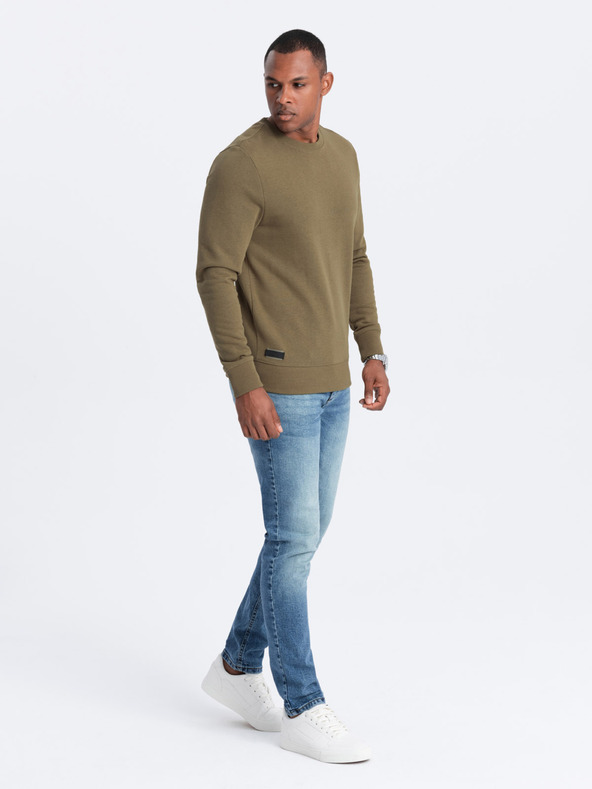Ombre Clothing Herren Baumwoll-Sweatshirt BASIC Ombre Clothing