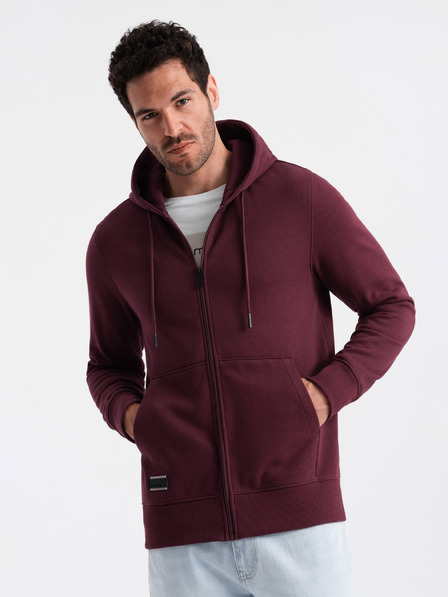 Ombre Clothing Herren Baumwoll-Sweatjacke BASIC Ombre Clothing