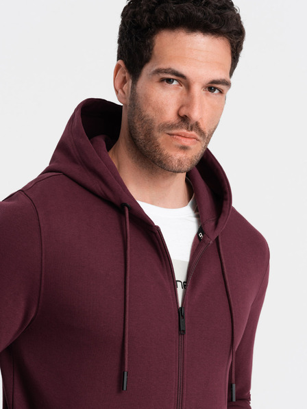 Ombre Clothing Herren Baumwoll-Sweatjacke BASIC Ombre Clothing