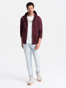 Ombre Clothing Herren Baumwoll-Sweatjacke BASIC Ombre Clothing